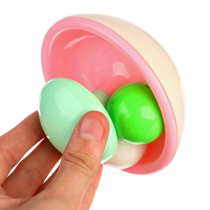 Набор погремушек &laquo;Карусельки&raquo;, 3 шт, Крошка Я