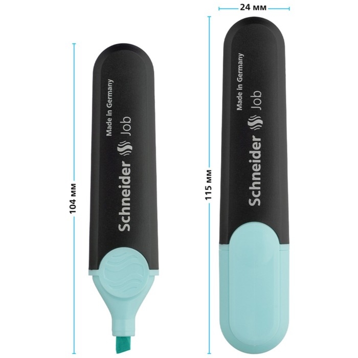Набор маркеров-текстовыделителей 6 цветов, 1-5 мм, Schneider Job, пастельные тона, микс Набор маркеров-текстовыделителей 6 цветов, 1-5 мм, Schneider Job, пастельные тона, микс
