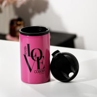 Подарочный набор &laquo;Жена, мама, босс&raquo;, маска для сна, термостакан, спонж 2 шт, открытка