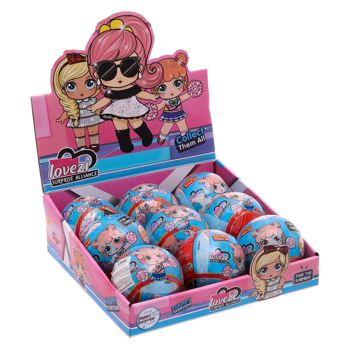 Игрушка-сюрприз «Модная крошка» в шаре, МИКС Игрушка-сюрприз «Модная крошка» в шаре, МИКС