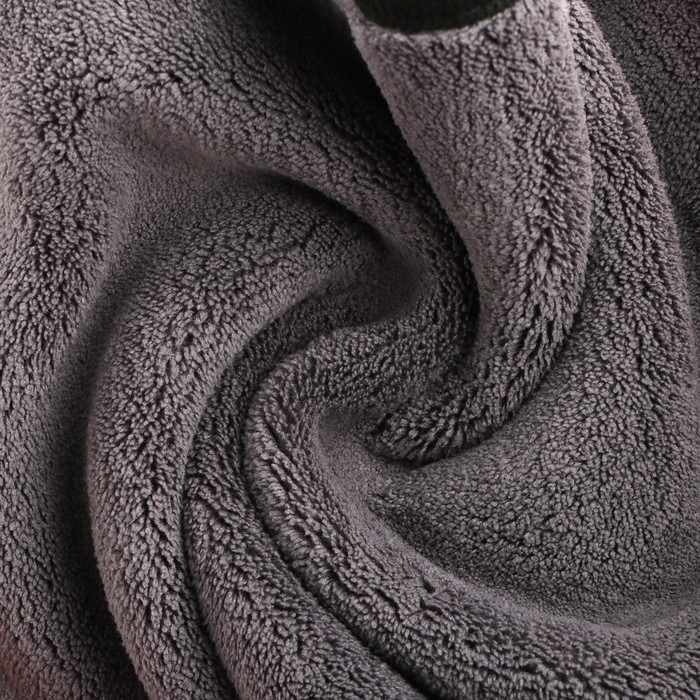 Тряпка для автомобиля CARTAGE, микрофибра, 800 г/м&sup2;, 30&times;20 cм, желто-серая