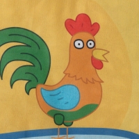 Постельное бельё Синий трактор &laquo;Веселая ферма&raquo; 112х147 см, 60х120+20 см, 40х60 см, 100% хл, поплин 125г/м