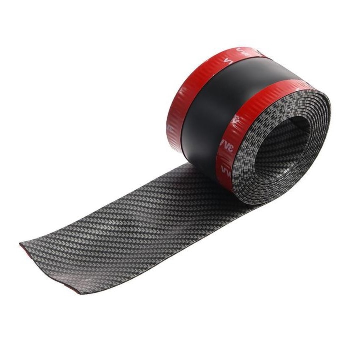 Защитная накладка на порог авто, под карбон, самоклеящаяся, 7х250 см Защитная накладка на порог авто, под карбон, самоклеящаяся, 7х250 см