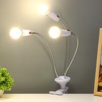 Настольная лампа "Синди трио" 3х15Вт Е27 белый 8х12х45см Настольная лампа "Синди трио" 3х15Вт Е27 белый 8х12х45см