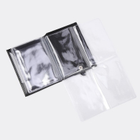 Обложка для удостоверения и автодокументов на кнопке, цвет чёрный Обложка для удостоверения и автодокументов на кнопке, цвет чёрный