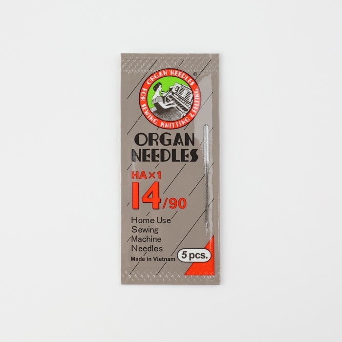 Иглы для бытовых швейных машин, универсальные, 5 шт, №90 Иглы для бытовых швейных машин, универсальные, 5 шт, №90