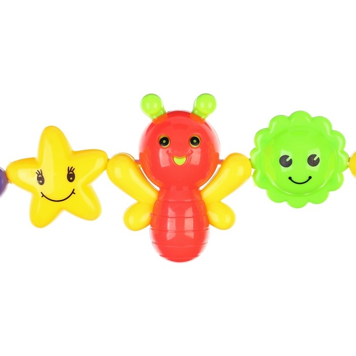 Растяжка на коляску/кроватку «Бабочки», 3 игрушки, Крошка Я Растяжка на коляску/кроватку «Бабочки», 3 игрушки, Крошка Я