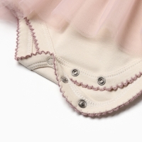 Боди с юбкой Крошка Я "Новогодние игрушки", рост 68-74 см