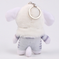 Мягкая игрушка «Котик в шапочке зайки» на брелоке, 12 см Мягкая игрушка «Котик в шапочке зайки» на брелоке, 12 см