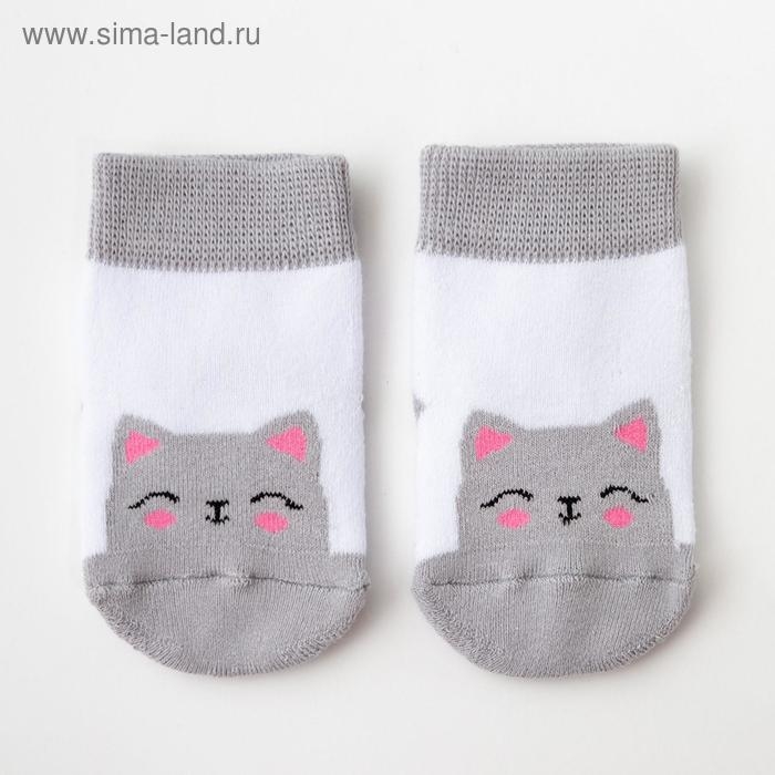 Носки детские махровые Крошка Я &laquo;Котик&raquo;, размер 8-10 см