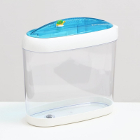 Аквариум настольный, с подсветкой LED и календарем кормлений, 4,4 л Аквариум настольный, с подсветкой LED и календарем кормлений, 4,4 л