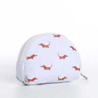 Монетница на молнии «Выбражулька», цвет белый, МИКС Монетница на молнии «Выбражулька», цвет белый, МИКС