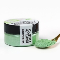 Кандурин крупный &laquo;Светло-зелёный&raquo; для десертов и напитков, водорастворимый, 5 г.