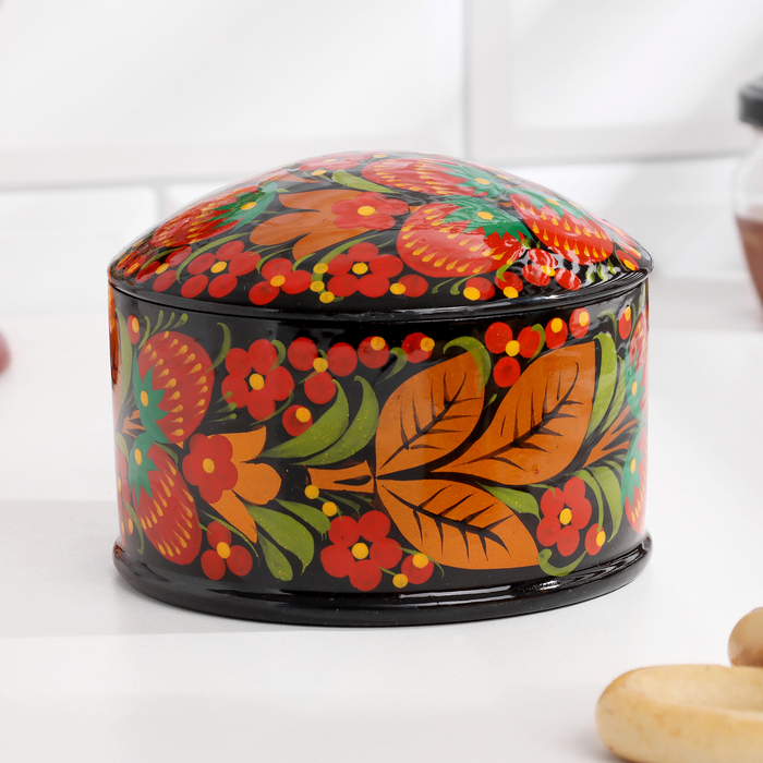 Коробка &laquo;Ягодка&raquo;, средняя,12&times;7 см, хохлома