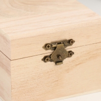 Шкатулка дерево для росписи квадрат 6,5х8,5х8,5 см Шкатулка дерево для росписи квадрат 6,5х8,5х8,5 см