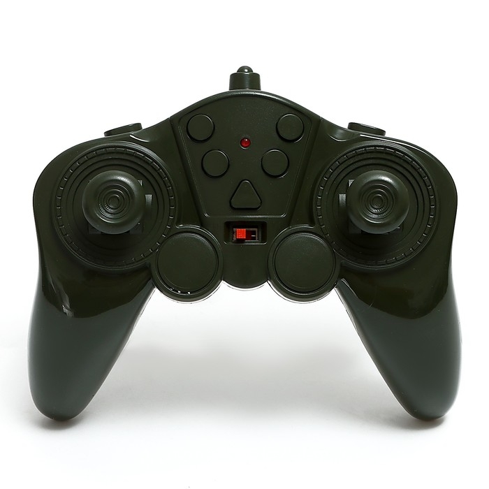 Танк &laquo;Армия&raquo;, радиоуправление, звук, стреляет гелевыми пулями, зелёный