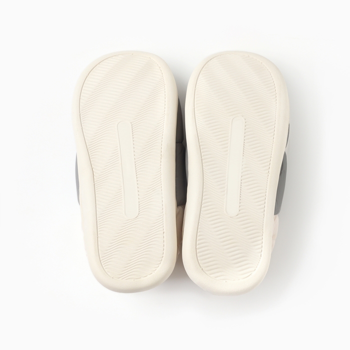 Тапочки мужские, размер 42-43, цвет серый