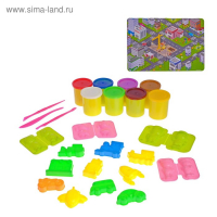 Набор для игры с пластилином «Волшебный город», в пакете Набор для игры с пластилином «Волшебный город», в пакете