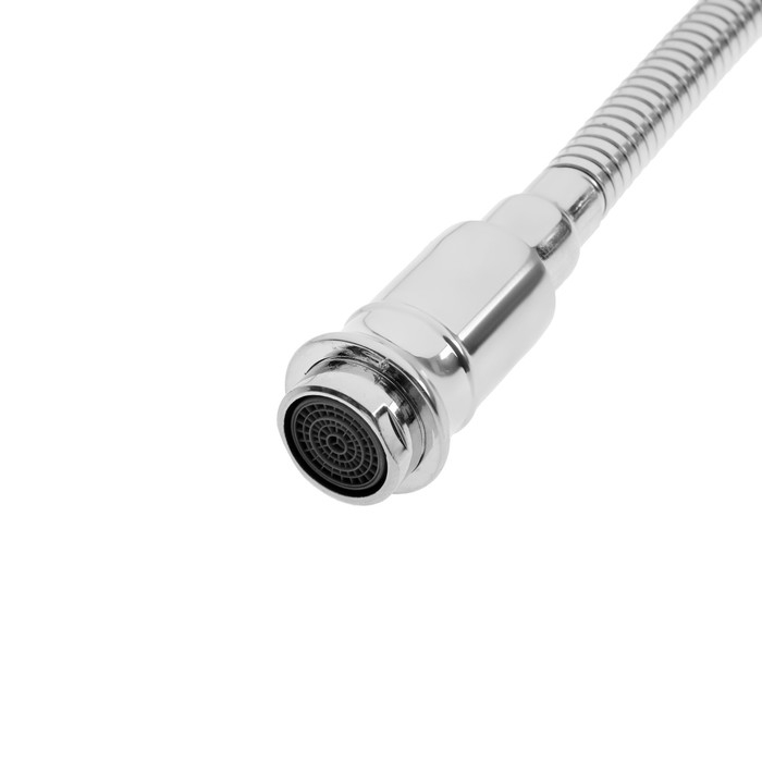 Излив для смесителя ZEIN, 3/4 Излив для смесителя ZEIN, 3/4", гибкий, нержавеющая сталь, 48 см, хром