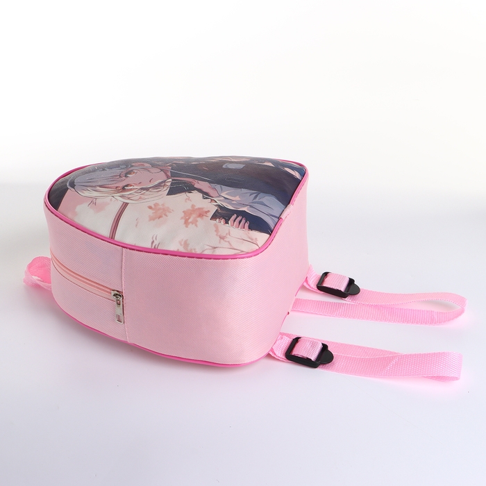 Рюкзак детский на молнии &laquo;Выбражулька&raquo;, цвет розовый