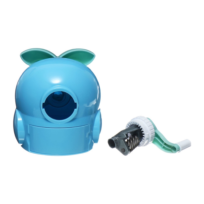 Точилка механическая с контейнером Сова Синяя Точилка механическая с контейнером Сова Синяя