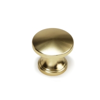 Ручка кнопка CAPPIO RK148, d=30 мм, цвет сатиновое золото