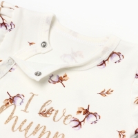 Комбинезон детский с открытыми ножками, цвет белый, рост 80 Комбинезон детский с открытыми ножками, цвет белый, рост 80