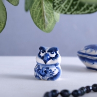 Сувенир &laquo;Сова&raquo;, гжель