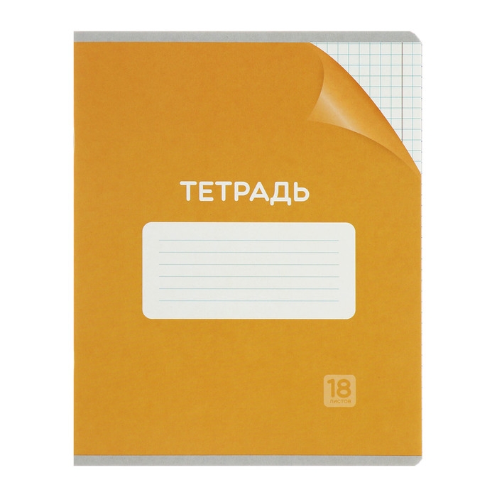 Комплект тетрадей из 10 штук, 18 листов в клетку Calligrata Комплект тетрадей из 10 штук, 18 листов в клетку Calligrata "Однотонная Классика с уголком. Эконом", обложка мелованный картон, ВД-лак, блок №2, белизна 75% (серые листы), 5 видов по 2 штуки