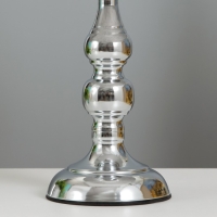 Лампа настольная "Адель" 1х40Вт Е27 220В серебро 21х21х37 см RISALUX Лампа настольная "Адель" 1х40Вт Е27 220В серебро 21х21х37 см RISALUX