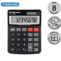 Калькулятор настольный 8-разрядный Erich Krause DC-308N Калькулятор настольный 8-разрядный Erich Krause DC-308N
