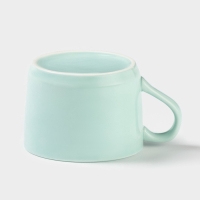 Кружка керамическая с фигуркой на дне &laquo;Зверята. Панда&raquo;, 250 мл, 11,5&times;9&times;6,5 см, цвет бирюзовый