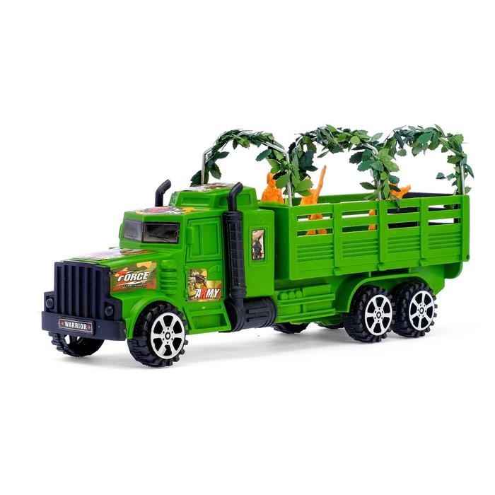 Грузовик инерционный «Военный», с солдатами Грузовик инерционный «Военный», с солдатами