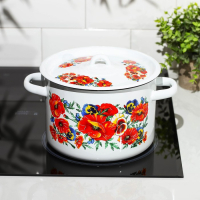 Кастрюля эмалированная «Маки. Мечта», 4,5 л Кастрюля эмалированная «Маки. Мечта», 4,5 л