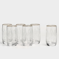 Набор стеклянных бокалов &laquo;Лаванда&raquo;, 330 мл, 6 шт