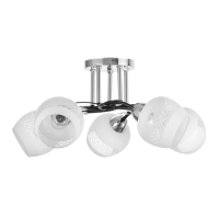 Люстра "Мона" 3х60Вт Е27 Хром, чёрный 53х53х28см Люстра "Мона" 3х60Вт Е27 Хром, чёрный 53х53х28см