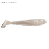 Виброхвост Helios Shaggy White, 8.5 см, 5 шт. (HS-16-001)