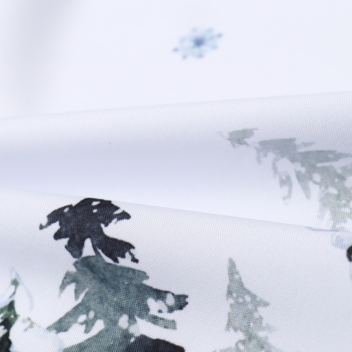 Скатерть Доляна "Зимний лес" 145*215 +/- 3 см, 100% п/э