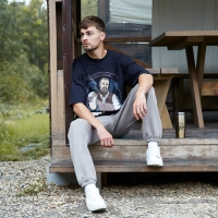 Футболка мужская KAFTAN "Достоевский", черный р. 54