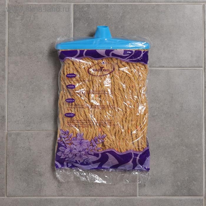 Насадка для швабры верёвочная Доляна, хлопок, 29&times;21,5&times;4,5 см, цвет МИКС