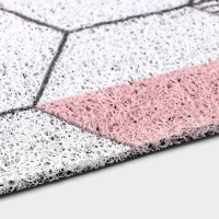 Коврик придверный грязезащитный Доляна &laquo;Соты&raquo;, вырезной, 80&times;120 см