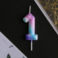 Свеча для торта, цифра «1», 5,5 х 8 см Свеча для торта, цифра «1», 5,5 х 8 см