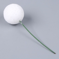 Фигурка для поделок и декора на проволоке «Шар», набор 20 шт., размер 1 шт. — 2,5 × 7 см, цвет белый Фигурка для поделок и декора на проволоке «Шар», набор 20 шт., размер 1 шт. — 2,5 × 7 см, цвет белый