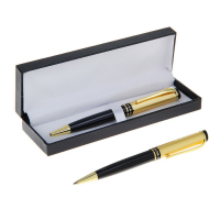 Ручка шариковая, подарочная, поворотная, в кожзам футляре, "Фаворит" Ручка шариковая, подарочная, поворотная, в кожзам футляре, "Фаворит"