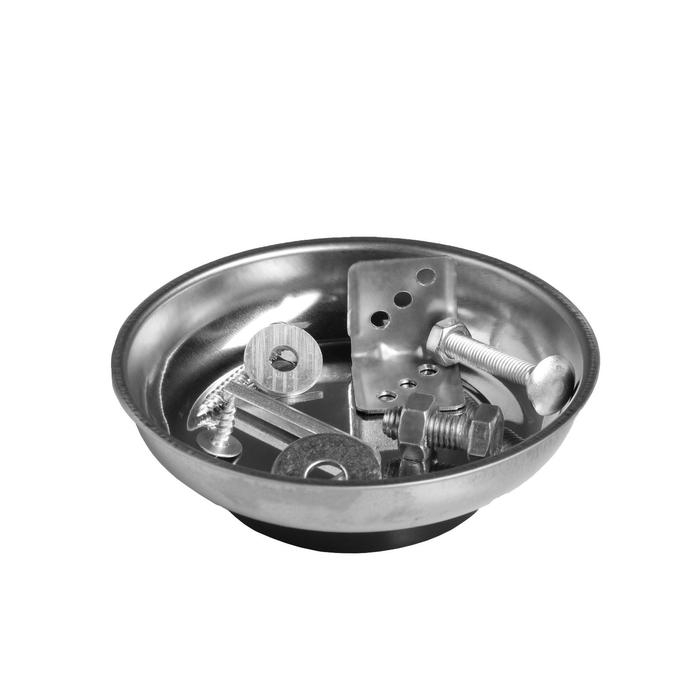 Магнитная тарелка для проведения слесарных работ, диаметр 108 мм Магнитная тарелка для проведения слесарных работ, диаметр 108 мм