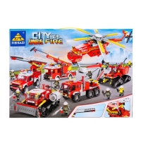 Конструктор пожарные &laquo;Спасательная машина&raquo;, стреляет водой, 265 деталей