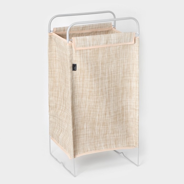 Корзина для белья, 40,5×31×75 см, цвет бежевый Корзина для белья, 40,5×31×75 см, цвет бежевый