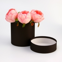 Шляпная коробка, черная, 13 х 13 см