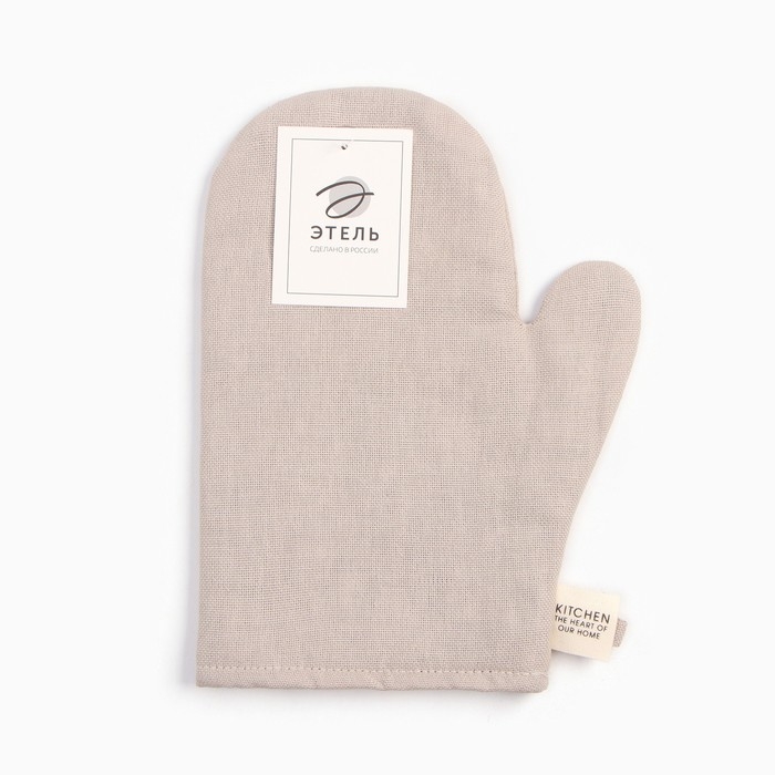 Варежка-прихватка Этель Calm 20х27 см, 100% хл, рогожка 186 г/м2 Варежка-прихватка Этель Calm 20х27 см, 100% хл, рогожка 186 г/м2