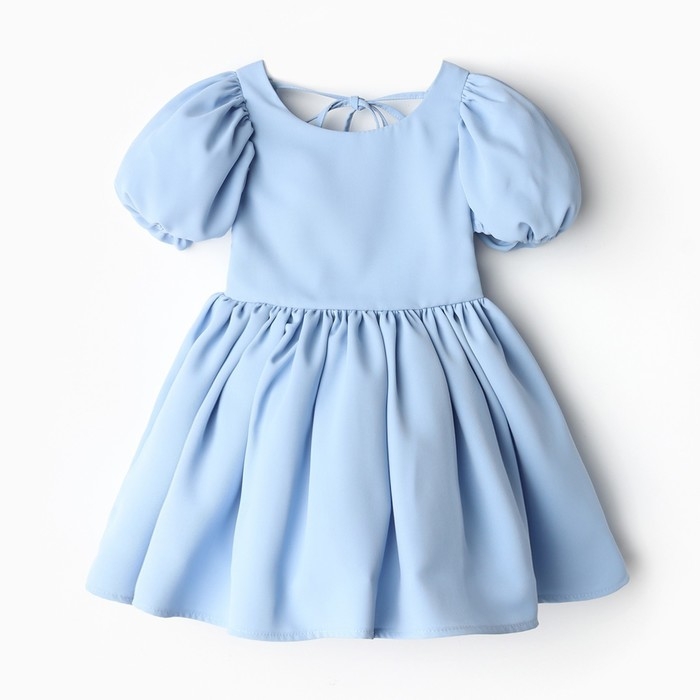 Платье нарядное детское MINAKU: PartyDress, цвет голубой, рост 98 см